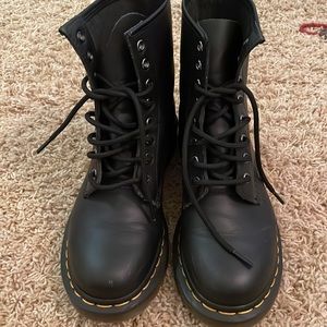 EUC Dr. Martens black ankle boots
